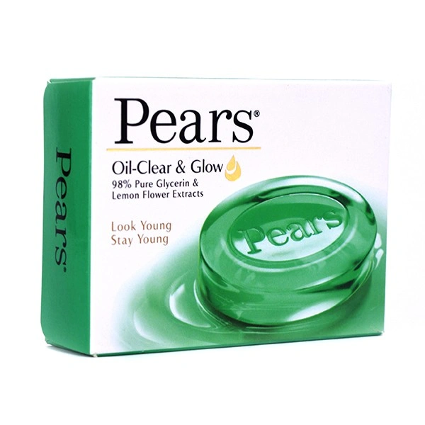 Pears Oil Clear & Glow.   ((. 3. Pieces. )) - 3×75gm