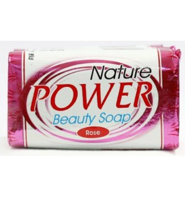 nature power rose soap    ((3. Pieces )) - 3×125gm