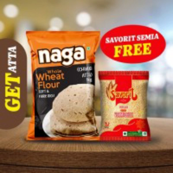 Naga Wheat Flour (( Free Savorit Samiya)) - 500gm