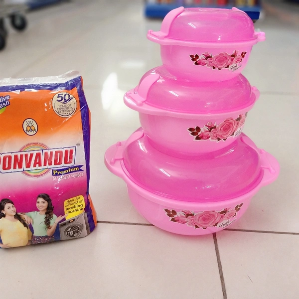 ponuvandu  Detergent Powder  - 1kg, (( 3. box free  ))