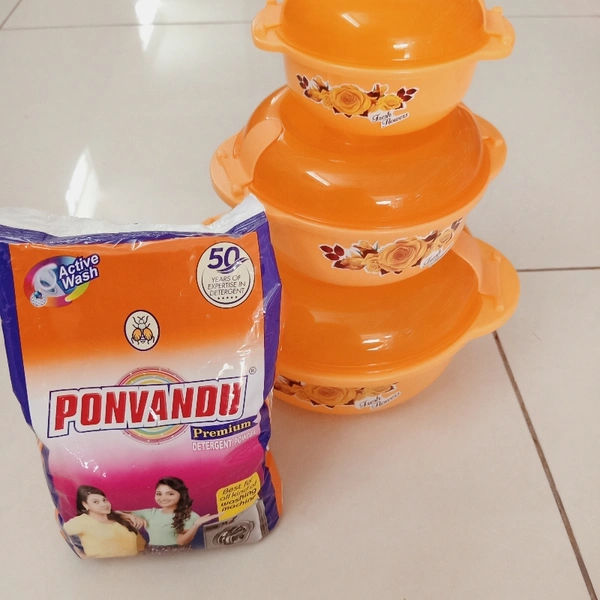 ponuvandu  Detergent Powder  - 1kg, (( 3. box Free ))