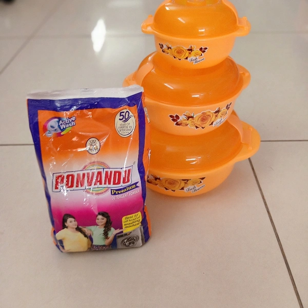 ponuvandu  Detergent Powder  - 1kg, (( 3. box Free ))