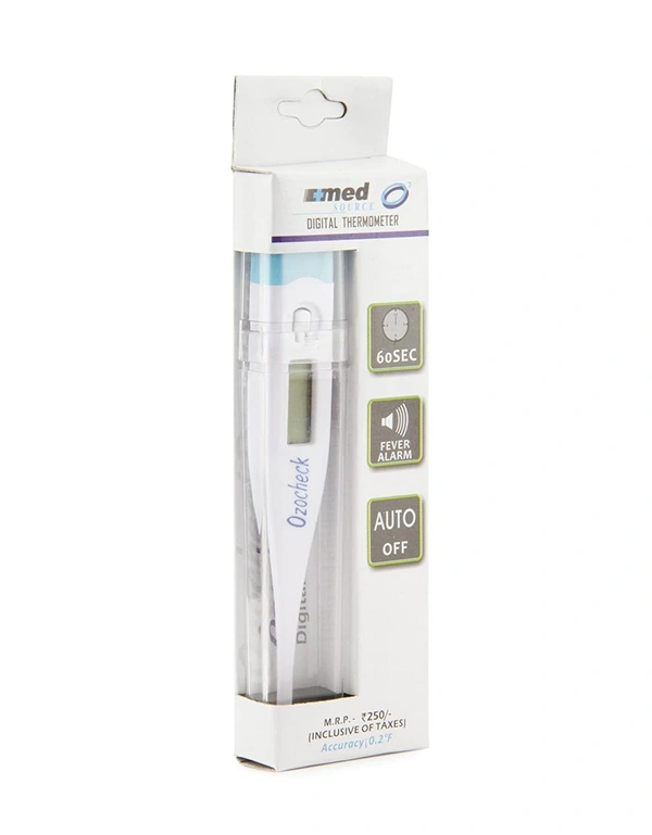 Ozocheck Digi Fast Reading Digital Thermometer (White)