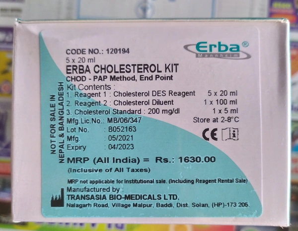 ERBA Rapid ERBA Cholesterol Biochemistry Reagent
