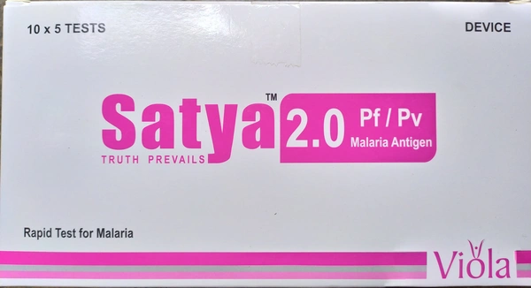 Viola Diagnostic System Pvt. Ltd. Rapid Card Test Satya Malaria Antigen Pf/PV (Satya)