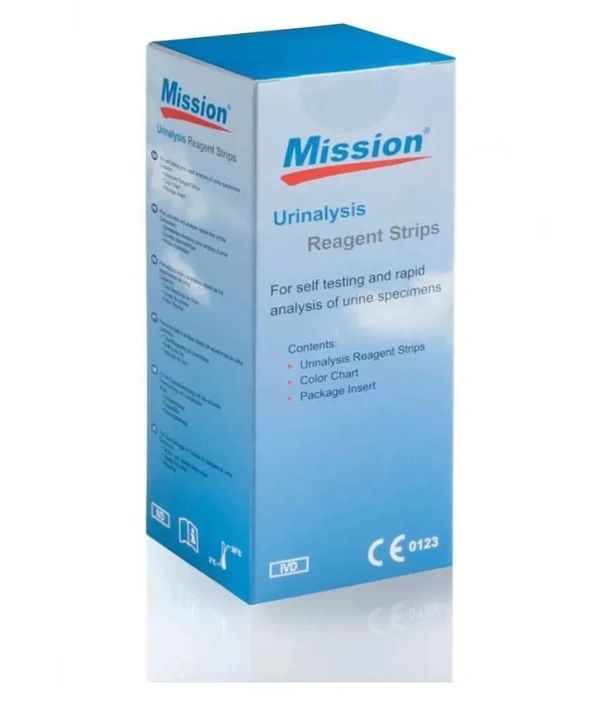 Mission Urine Strips 10U (2 parameters) 100 Strips