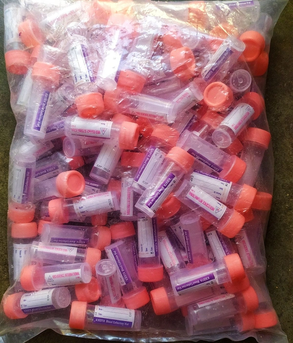 MED-SCIENCE INTERNATIONAL K3EDTA Blood Collection Vial - 100Nos.