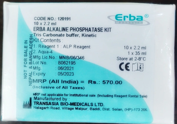 Erba Alkaline Phosphatase Kit - 2.2×10ml