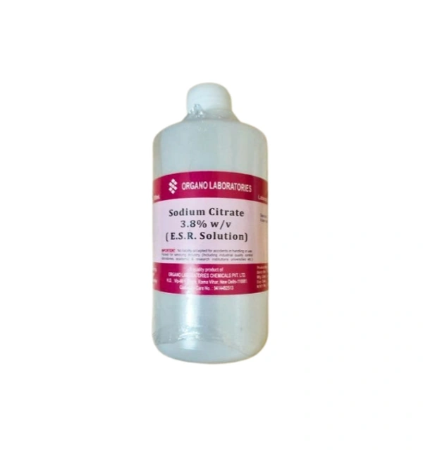 Organo Laboratories Sodium Citrate (ESR Solution) - 500ml.