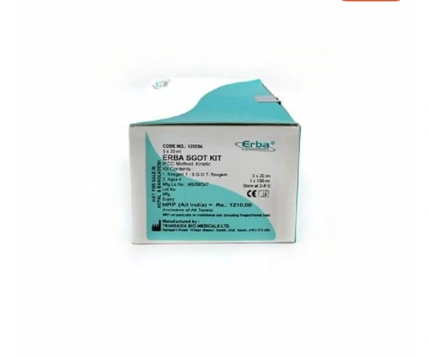 ERBA SGOT Biochemistry Reagent  - 5×20ml