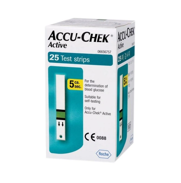 Accu-Chek® Active Test Strips – Pack of 25 - 25 Strips
