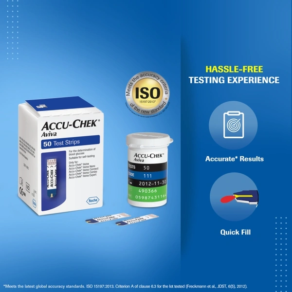Accu-Chek Aviva Test Strips – Pack of 50 - 50 Strips