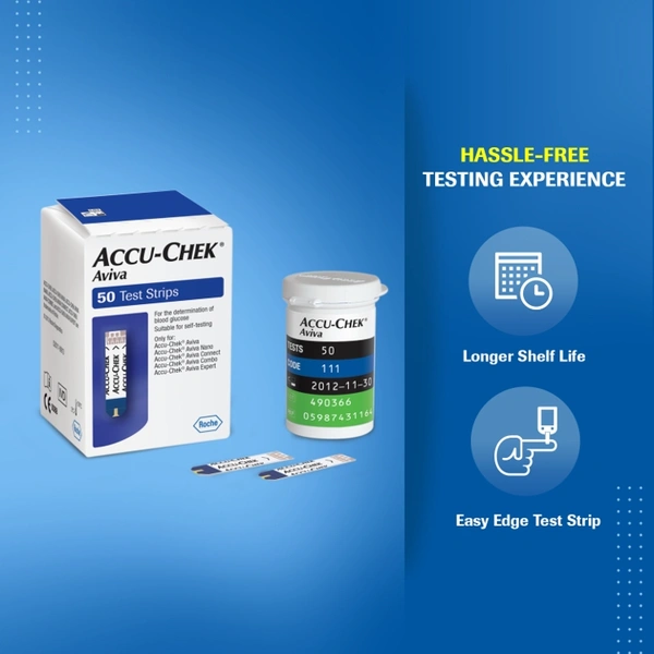 Accu-Chek Aviva Test Strips – Pack of 50 - 50 Strips