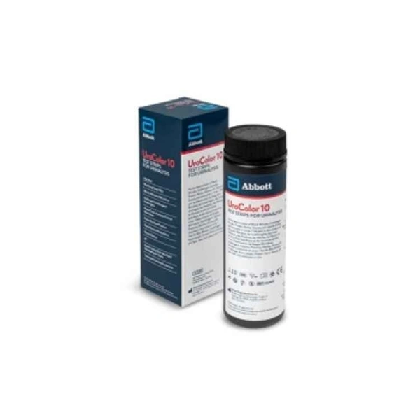 Abbott SD Urocolor 10 Strip Urine Strip - Pack of 100 Test - 100 Nos