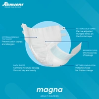 Romson Dignity Magna Adult Diapers10 Pcs/Pack - Medium