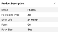 PHOTON PG ULTRASOUND GEL - 5Kg