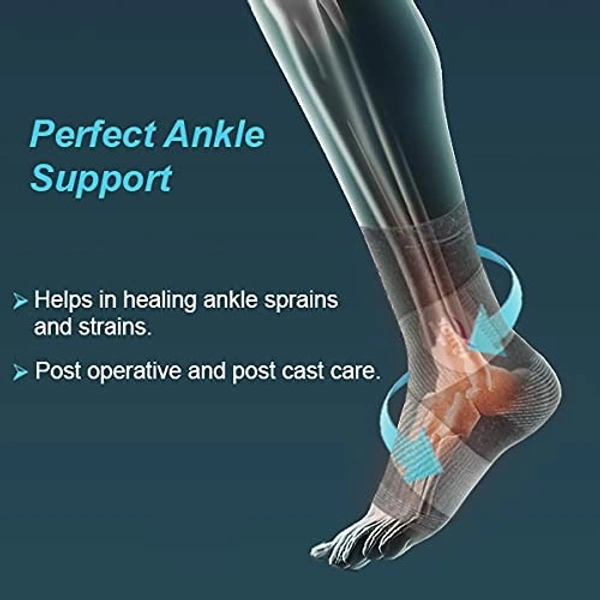 TYNOR ANKLE BINDER, GREY, 1 UNIT - M