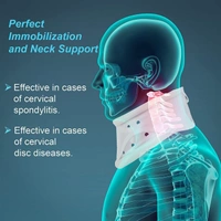 TYNOR CERVICAL COLLAR HARD ADJUSTABLE, WHITE, 1 UNIT - L