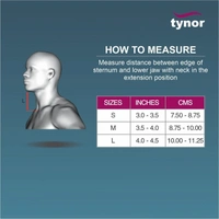 TYNOR CERVICAL COLLAR HARD ADJUSTABLE, WHITE, 1 UNIT - L
