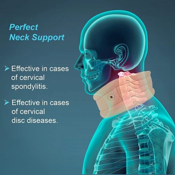 TYNOR CERVICAL COLLAR SOFT WITH SUPPORT, BEIGE, 1 UNIT - M