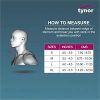TYNOR CERVICAL COLLAR SOFT WITH SUPPORT, BEIGE, 1 UNIT - M