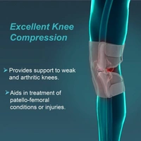 TYNOR ELASTIC KNEE SUPPORT, GREY, 1 UNIT - XL