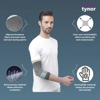 TYNOR ELBOW SUPPORT URBANE, GREY, 1 UNIT - M