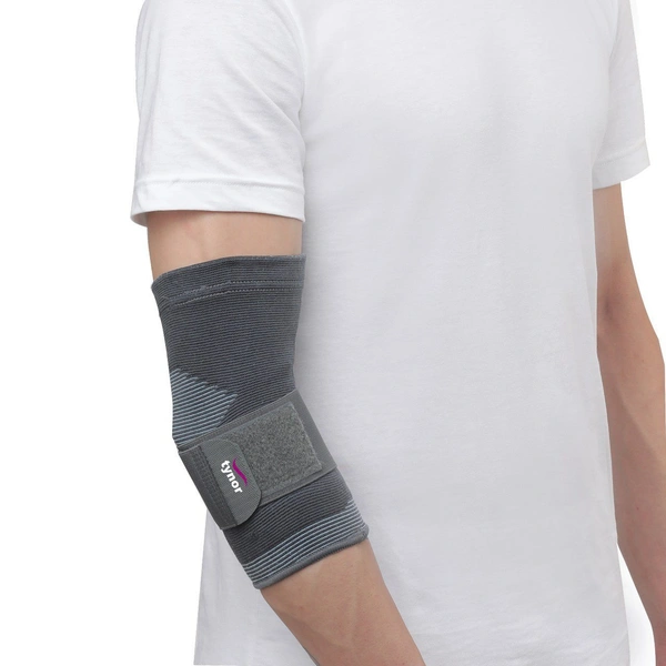 TYNOR ELBOW SUPPORT, GREY, 1 UNIT - M