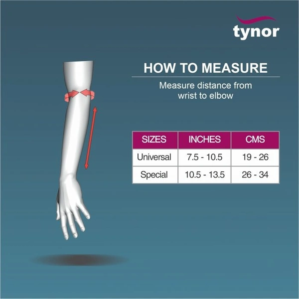 TYNOR FOREARM SPLINT, GREY, 1 UNIT - UNI