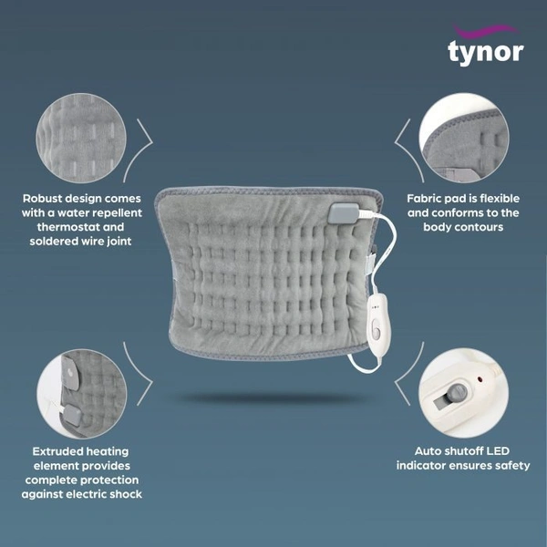 TYNOR HEATING PAD ORTHO, GREY, 1 UNIT - STD