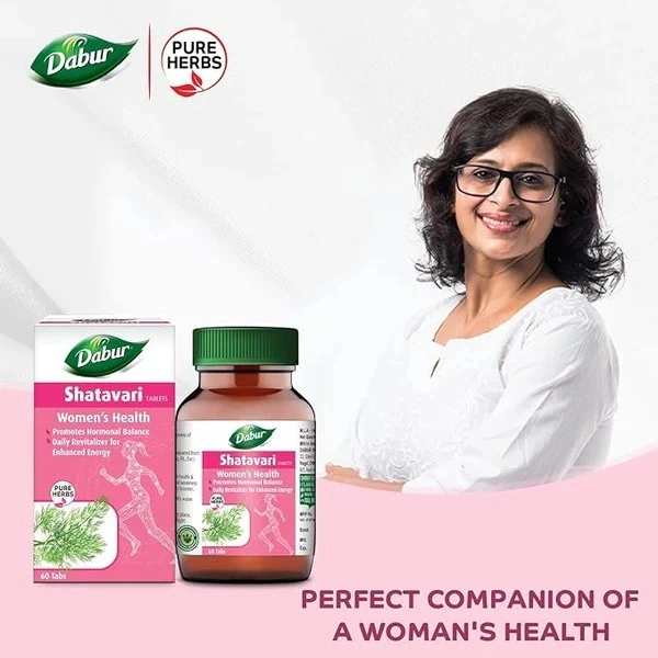 Dabur Shatavari Tablets - 60 Tabs - 60 Tabs