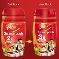 Dabur Chyawanprash | 3X Immunity Action | Builds Strength, Stamina & Overall Health - 900 gm