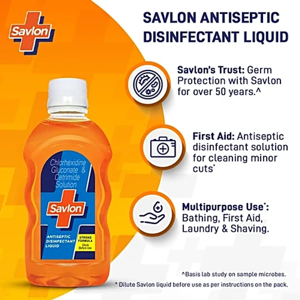 Savlon Antiseptic Disinfectant Liquid,  - 1000 ml
