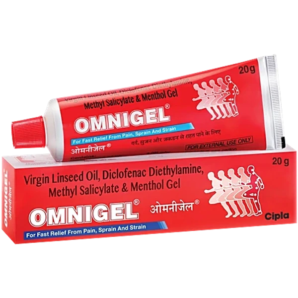 Omnigel Omnigel For Fast Relief From Pain, Sprain & Strain - 20 g