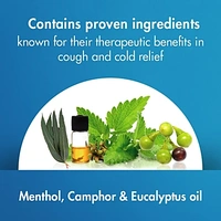 Vicks Vaporub Balm with Menthol, Camphor & Eucalyptus Oil | Relieves 6 Symptoms of Cough & Cold | Goodness of Ayurveda - 105 ml