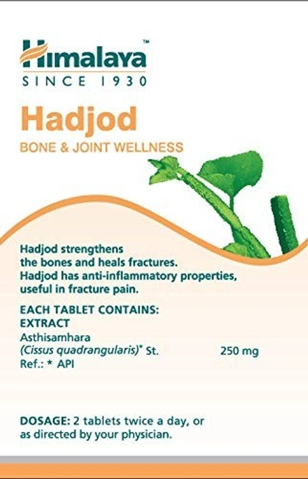 Himalaya Wellness Pure Herbs Hadjod Bone & Joint Wellness - 60 Tablet - 60 Tablet