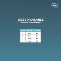 Tynor Tynocrepe cotton bandage, for Sports Injuries and First Aid | Versatile, Soft, and Stretchable | - 6cm x 4m