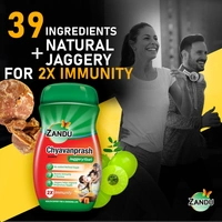 Zandu Avaleha Jaggery Chyawanprash with Jaggery for 2x Immunity - 900 gm