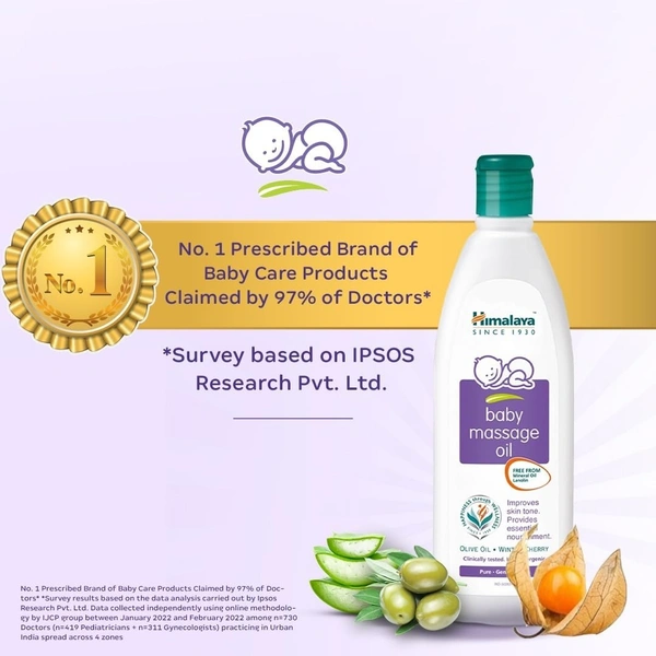 Himalaya  Himalaya Baby Massage Oil (200ml) - 200Ml