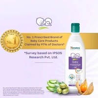 Himalaya Baby Massage Oil  for strong bones & muscles | with Vitamin E | No. 1 Doctor Prescribed - 500ml