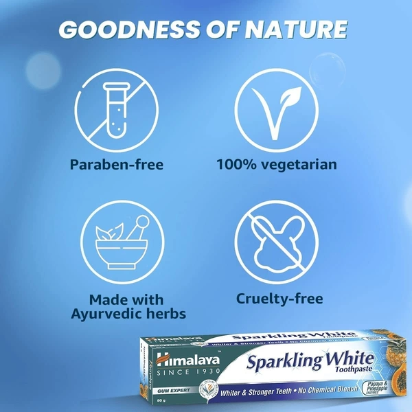 Himalaya Herbals Sparkling Whitening Toothpaste 150g - 150g