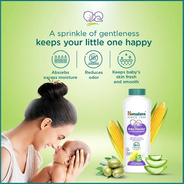 Himalaya Baby Powder with Pure Corn Starch  - 400g