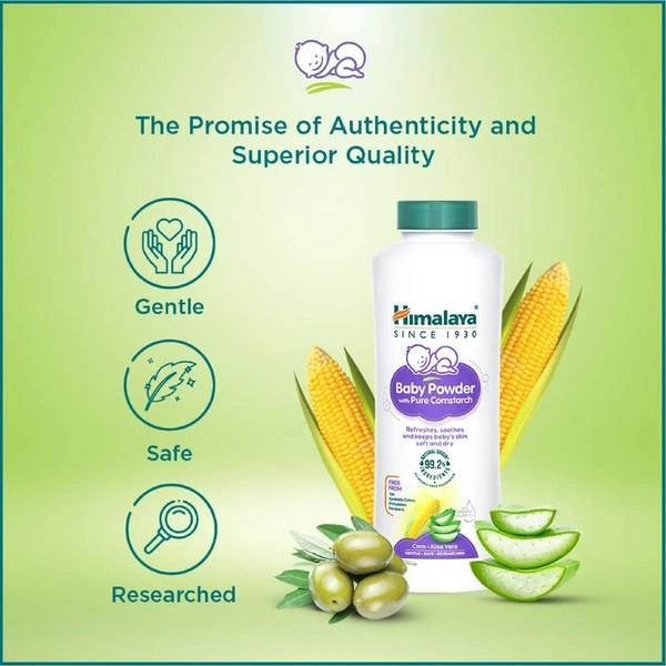Himalaya Baby Powder with Pure Corn Starch  - 400g