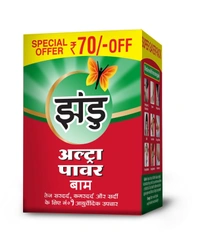 Zandu Ultra Power Balm | For Pain Relief from Strong Headache, Bodyaches & Cold | Bone, Joint & Muscle Care | 50 ML - 50ml