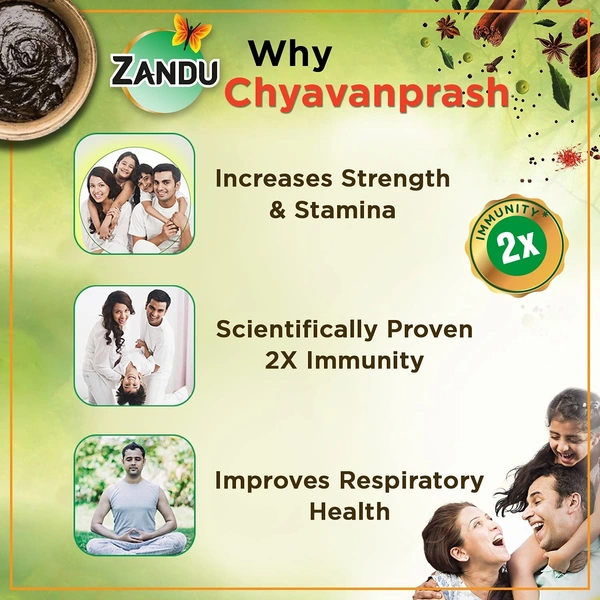Zandu ZANDU CHYAVANAPRASH Avaleha for Increasing Immunity and Stamina, - 900g