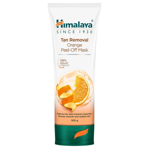 Himalaya Herbals Tan Removal Orange Peel-off Mask, 100g - 100g