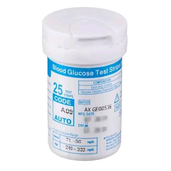 Dr Morepen Gluco Onebg 03 Blood Glucose Test Strip Box Of 25 No'S - 25 Nos