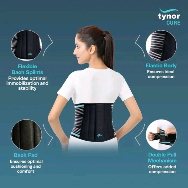 Tynor  Lumbo Sacral Belt - Black, Extra Large