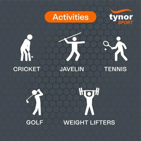 Tynor  Elbow Support Air Pro - Web Orange, Extra Large