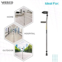 Champ Plus Elbow Crutch With Adjustable Height & Movable Elbow Support, Light Weight